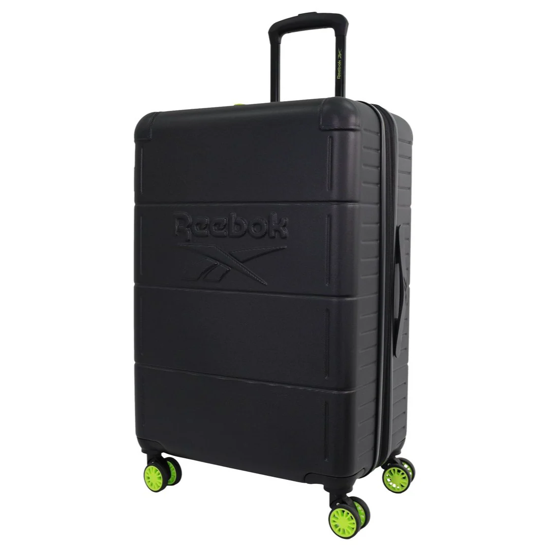 Reebok Wanderer Large 125L Hard Shell Case Travel Luggage (Black)