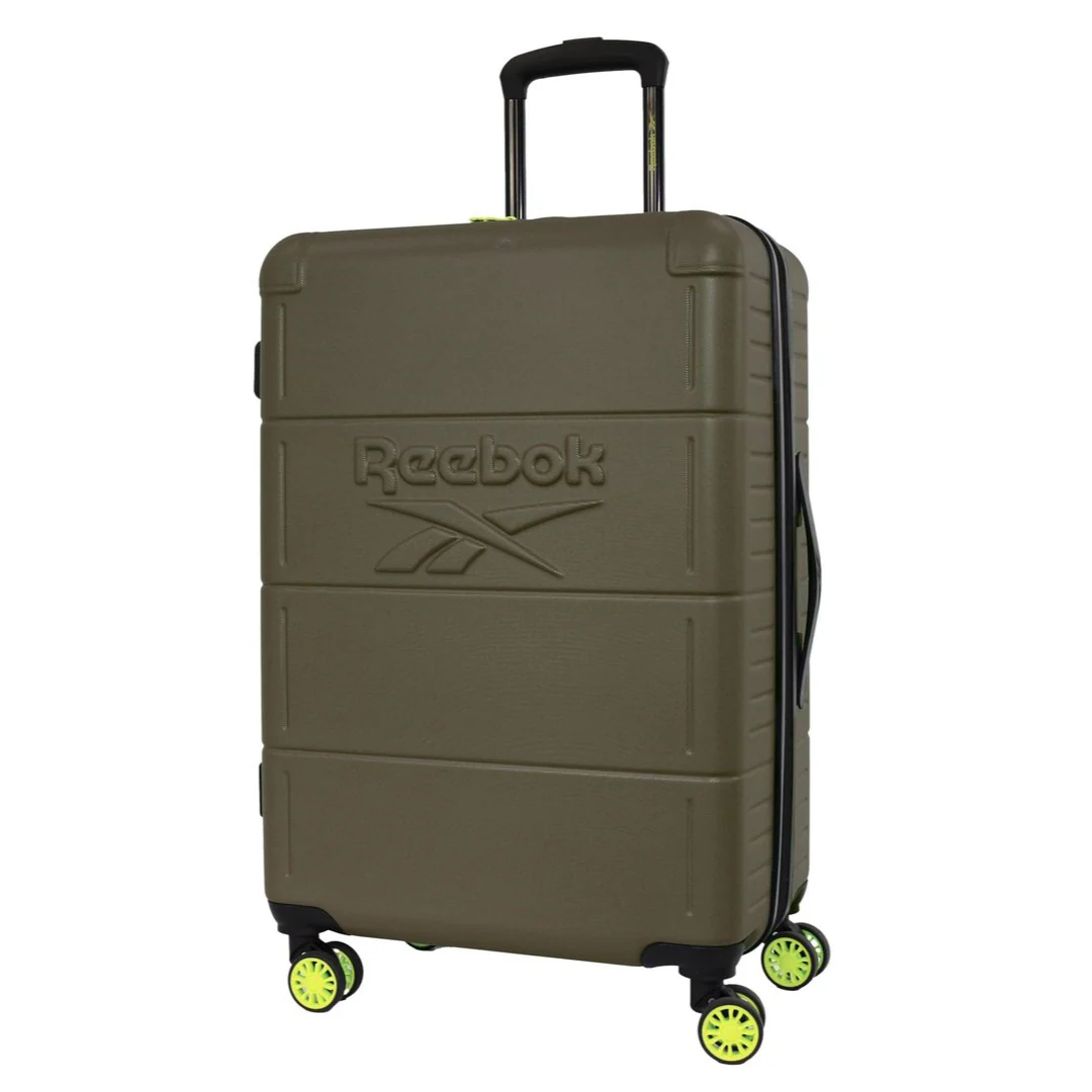 Reebok Wanderer Medium 90L Hard Shell Case Travel Luggage (Khaki)