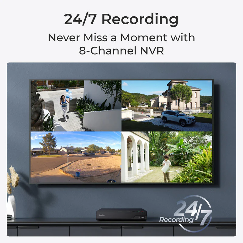 Reolink 12MP PoE Security System CCTV 16-Channel NVR with 4 POE Video Doorbell - Image 7