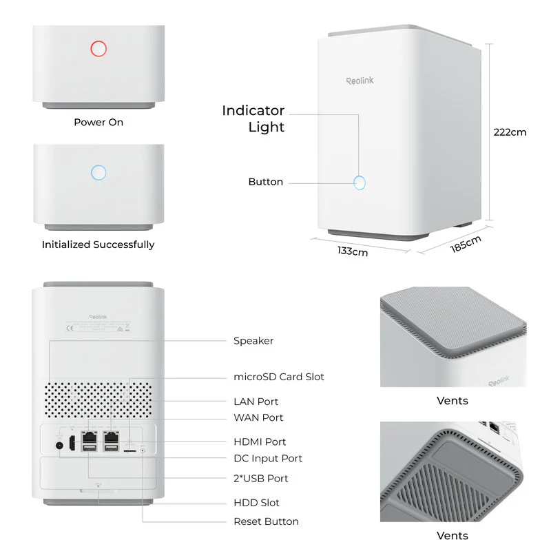 Reolink 4K UHD Wi-Fi 6 Security System with Auto-Zoom Tracking - 2 Pack - Image 9