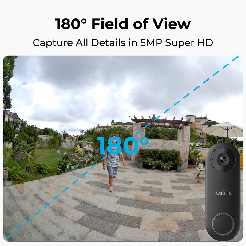 Reolink 4K Zoom Camera 2×Video Doorbell PoE Home Security Camera System - Image 7