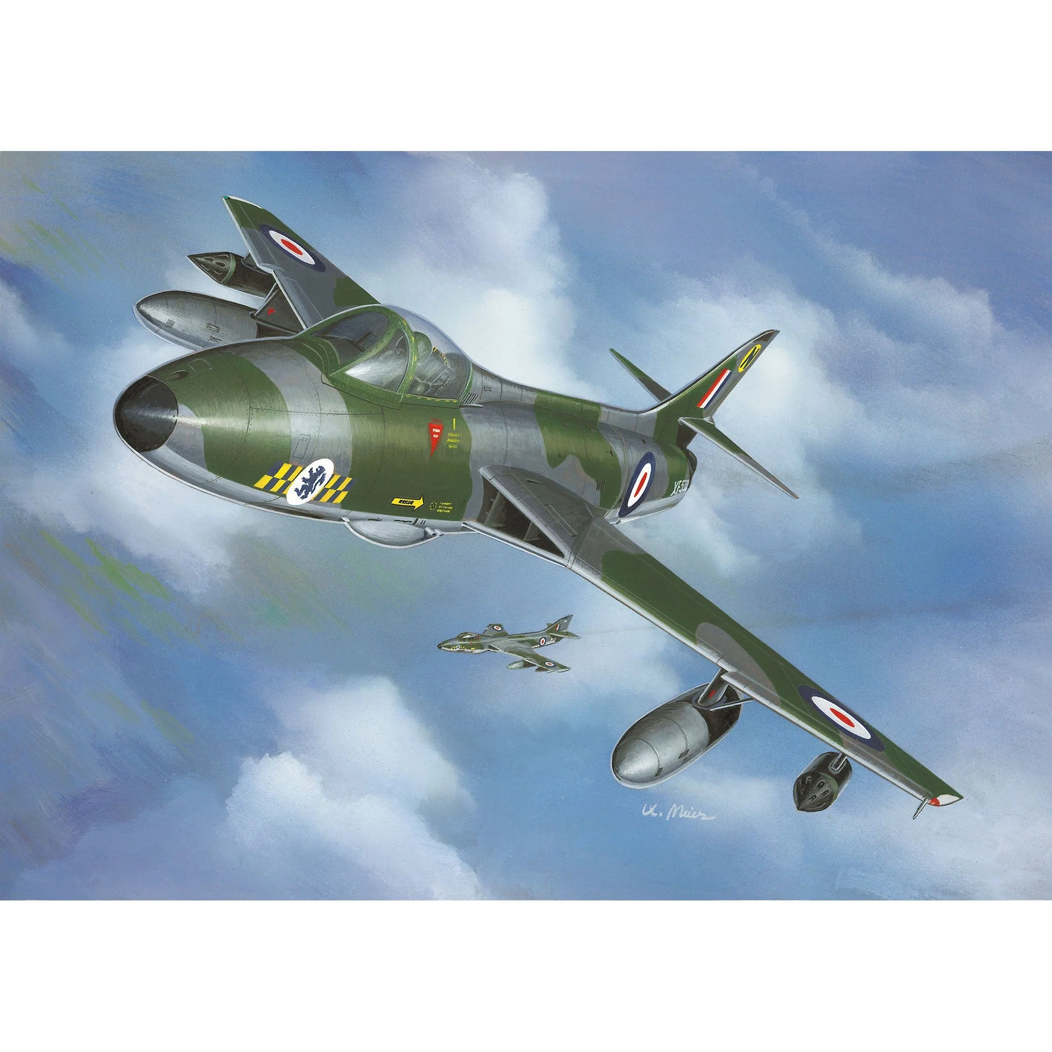 Revell 1/144 Hawker Hunter FGA.9 Model Set - Image 5
