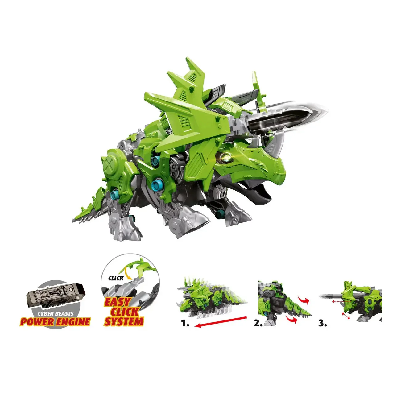 Revell 1/35 Cyberbeasts Terratops - Image 4