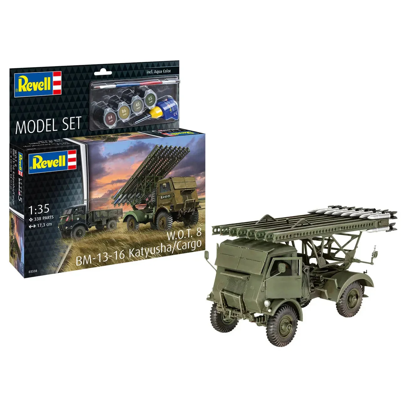 Revell 1/35 Model Set W.O.T. 8 Bm-13-16 Katyusha/Cargo