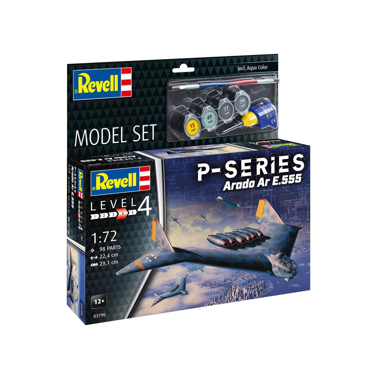 Revell 1/72 Model Set Arado Ar E.555 - P-Series - Image 2