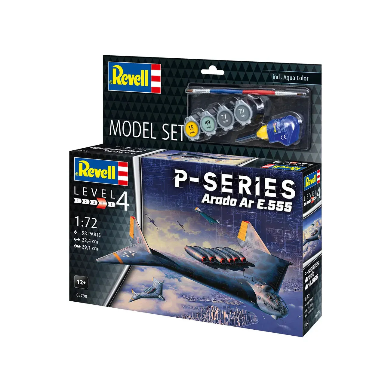 Revell 1/72 Model Set Arado Ar E.555 - P-Series - Image 4