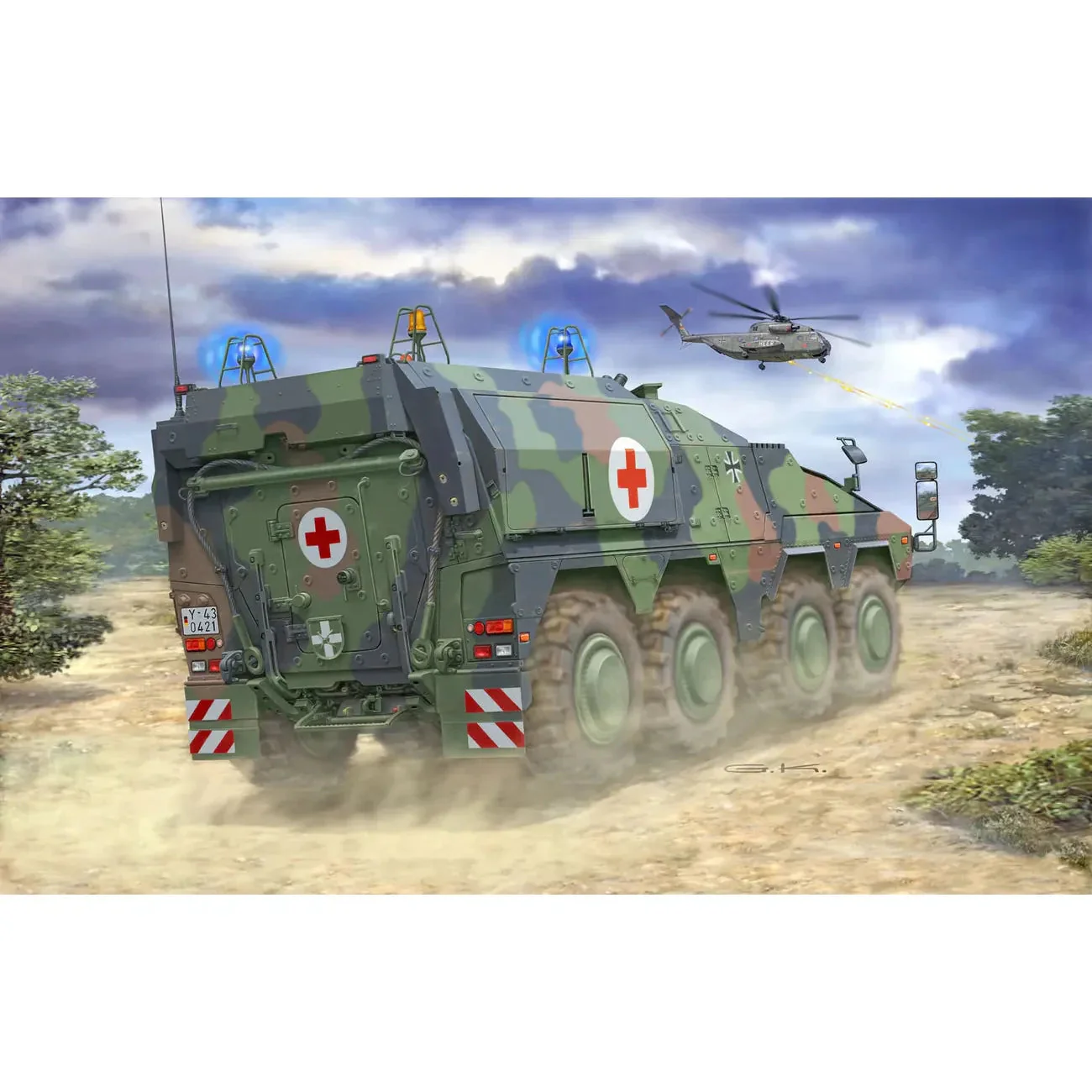 Revell 1/72 Model Set Gtk Boxer Sgsankfz - Image 3
