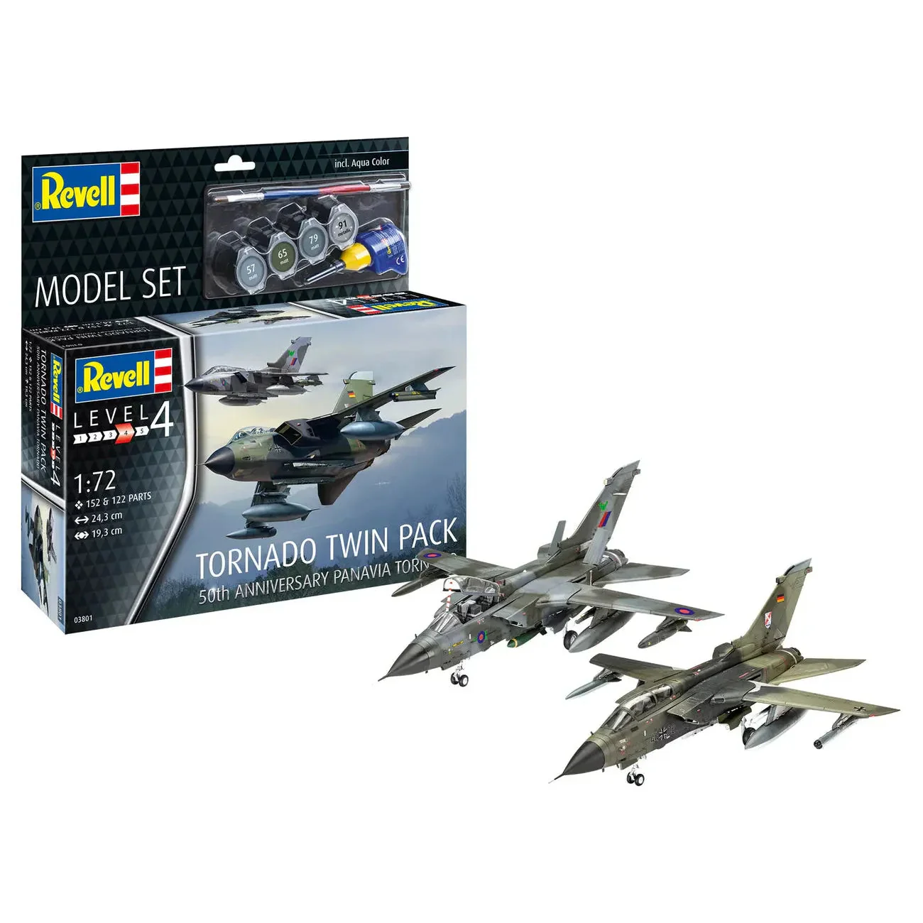 Revell 1/72 Model Set Panavia Tornado Twin Pack 50th Anniversary