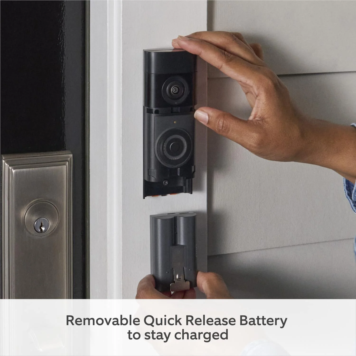 Ring Battery Video Doorbell Plus 2nd Gen with Chime 3rd Gen (Nickle Silver) - Image 7