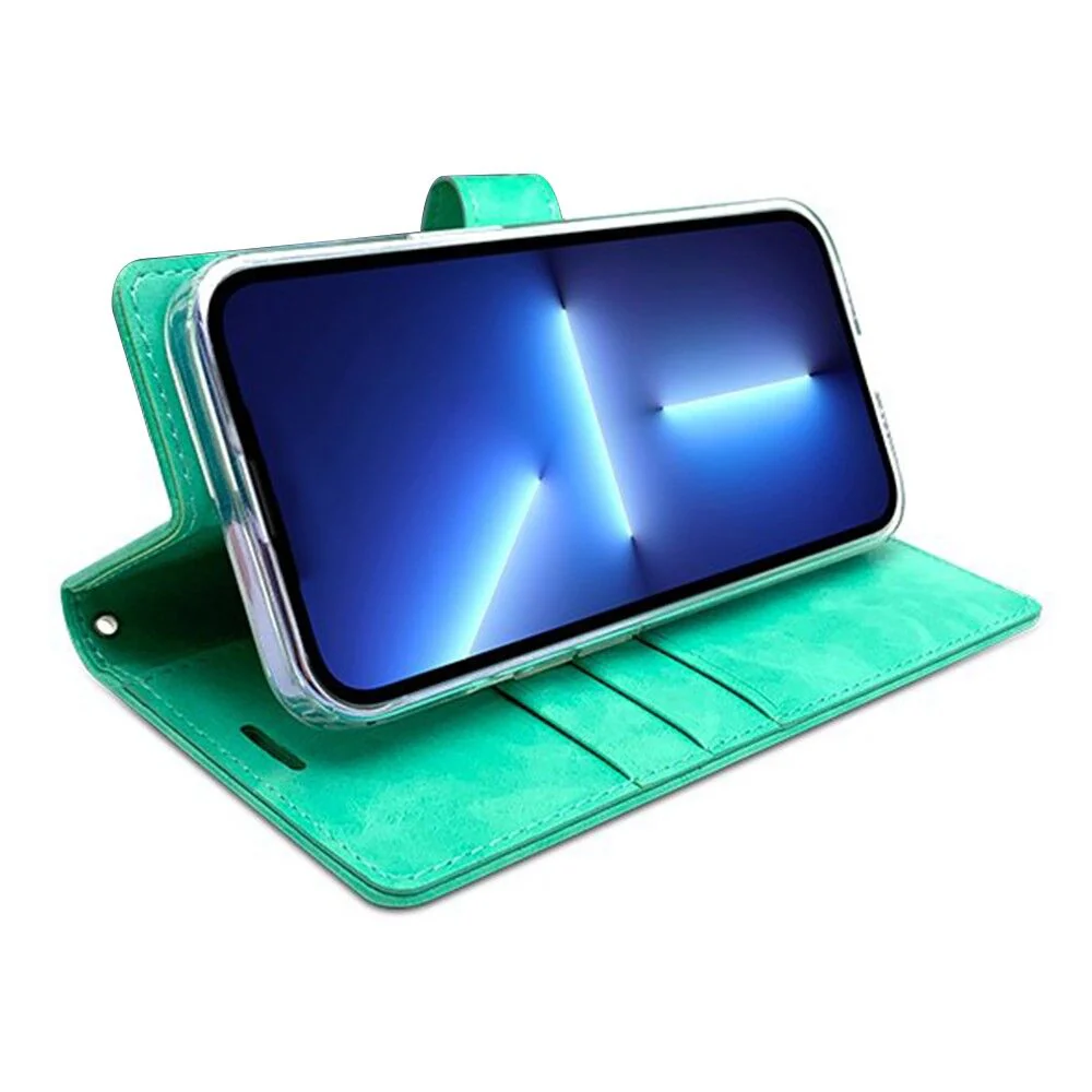 Roar Blue Moon iPhone 14 Pro Wallet Case (Mint) - Image 3