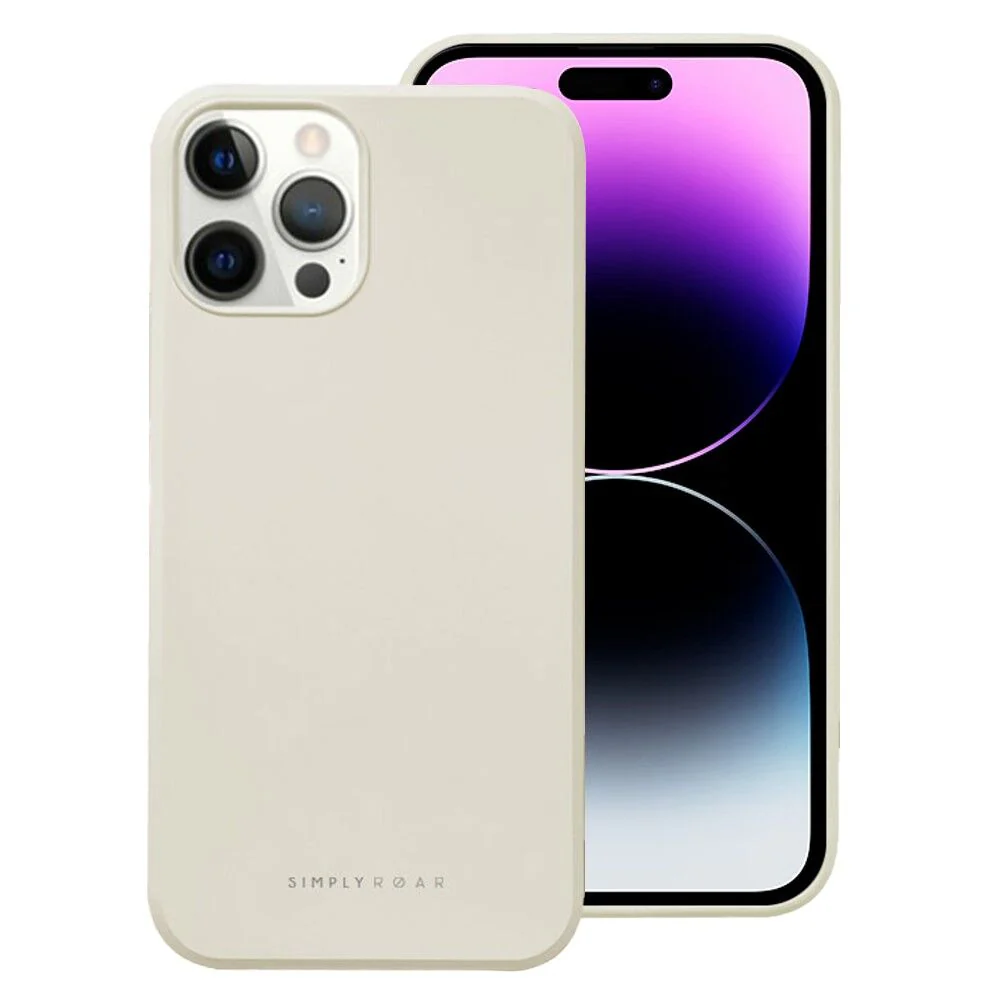 Roar Soft TPU [Space] Case iPhone 14 Pro Max White - Image 3