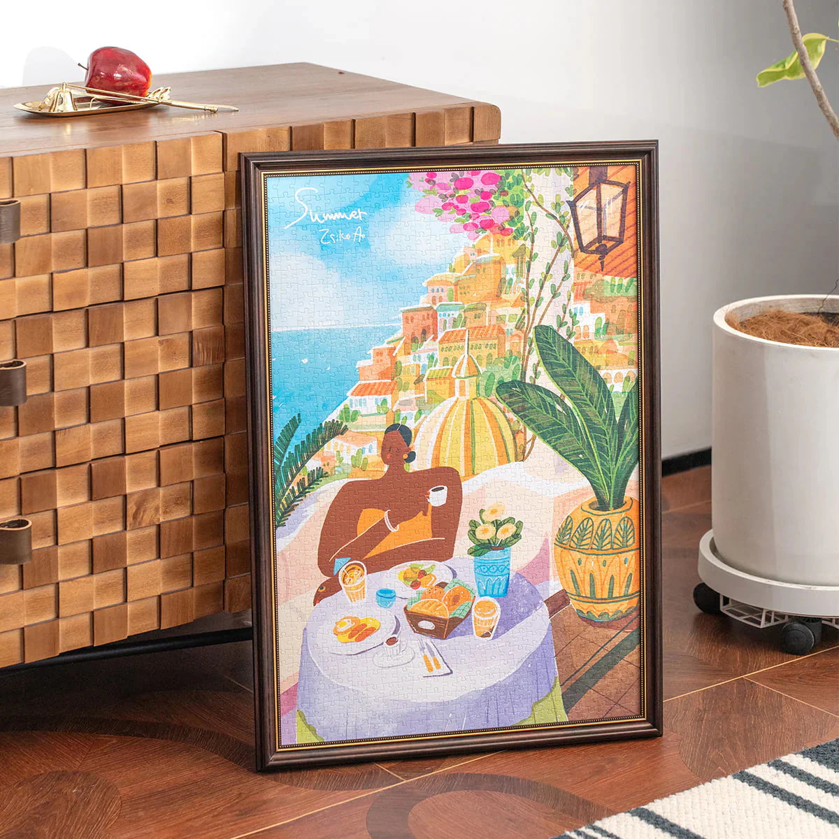Robotime 1000-Pieces Amalfi Holiday Puzzle - Image 4