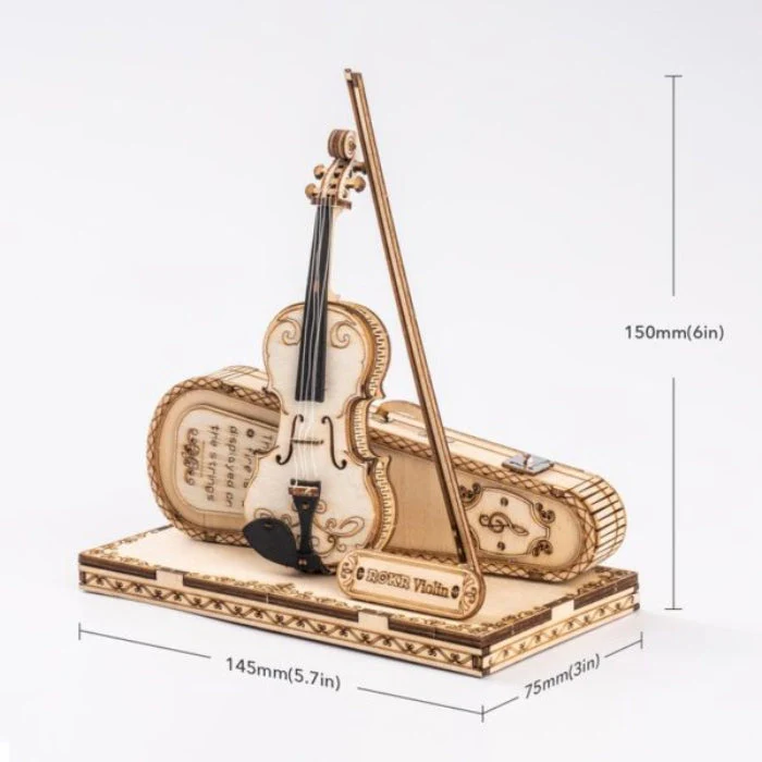 Robotime Classical 3D Violin - Image 3