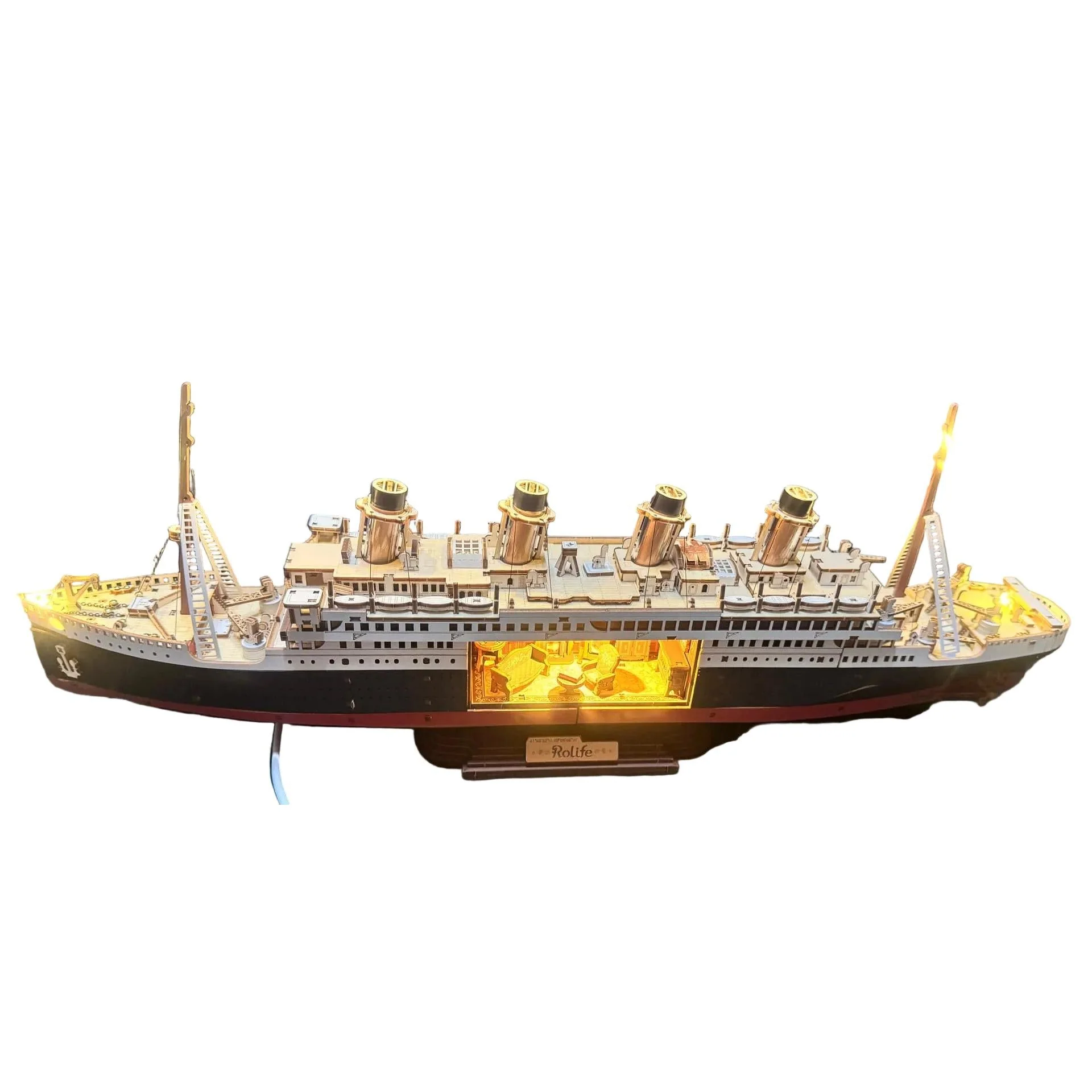 Robotime DIY 1912 Eternal Atlantic Voyager (Titanic) - Image 4