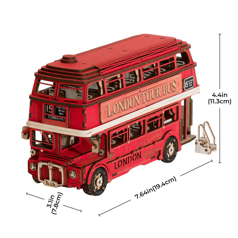 Robotime DIY London Bus - Image 2