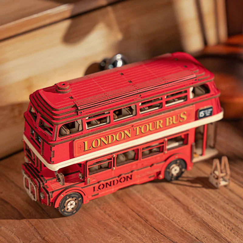 Robotime DIY London Bus - Image 3