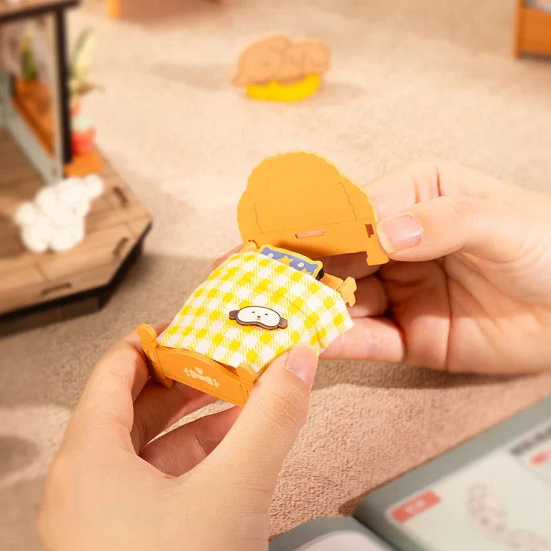 Robotime DIY Mini House Puppys Cozy Villa - Image 5