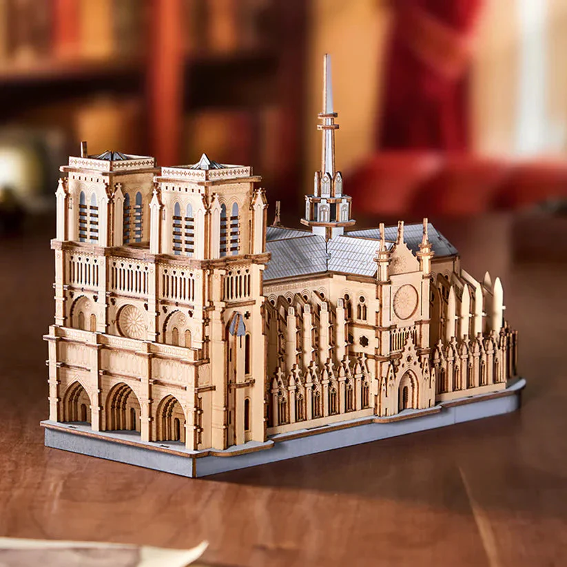 Robotime DIY Paris Cathedral (Notre Dame) - Image 4
