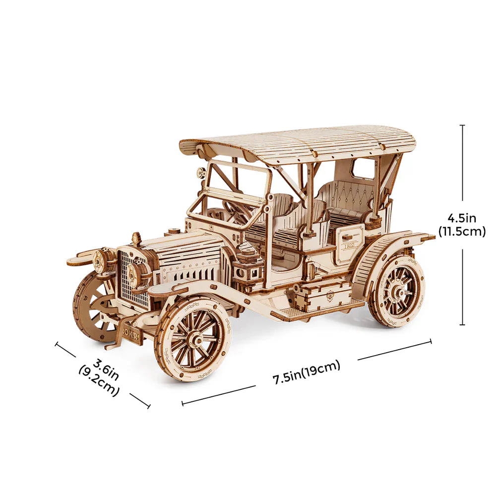 Robotime DIY Vintage Car - Image 2