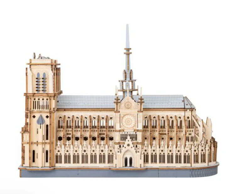 Robotime DIY Window Twin Tower Cathedral