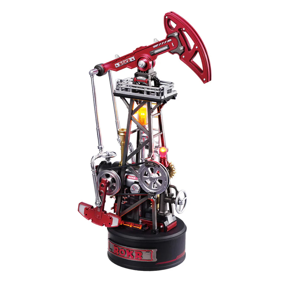 Robotime Industrial City Mechmix Oil Pump Jack - Image 2