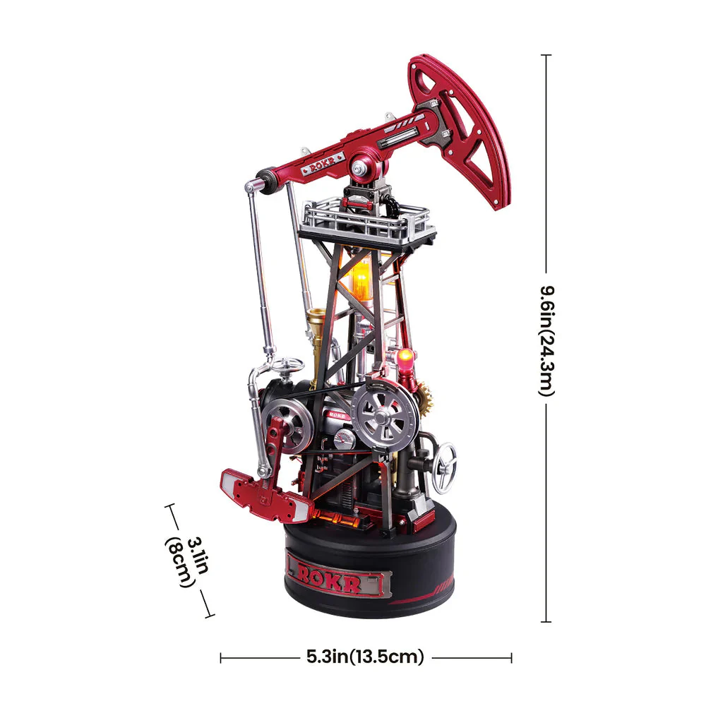 Robotime Industrial City Mechmix Oil Pump Jack - Image 3