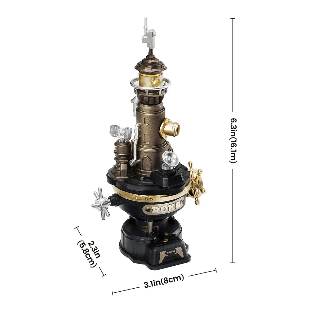 Robotime Industrial City Navi Lighthouse - Image 3