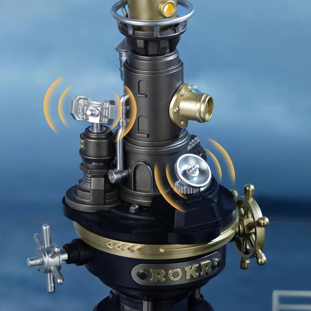 Robotime Industrial City Navi Lighthouse - Image 4
