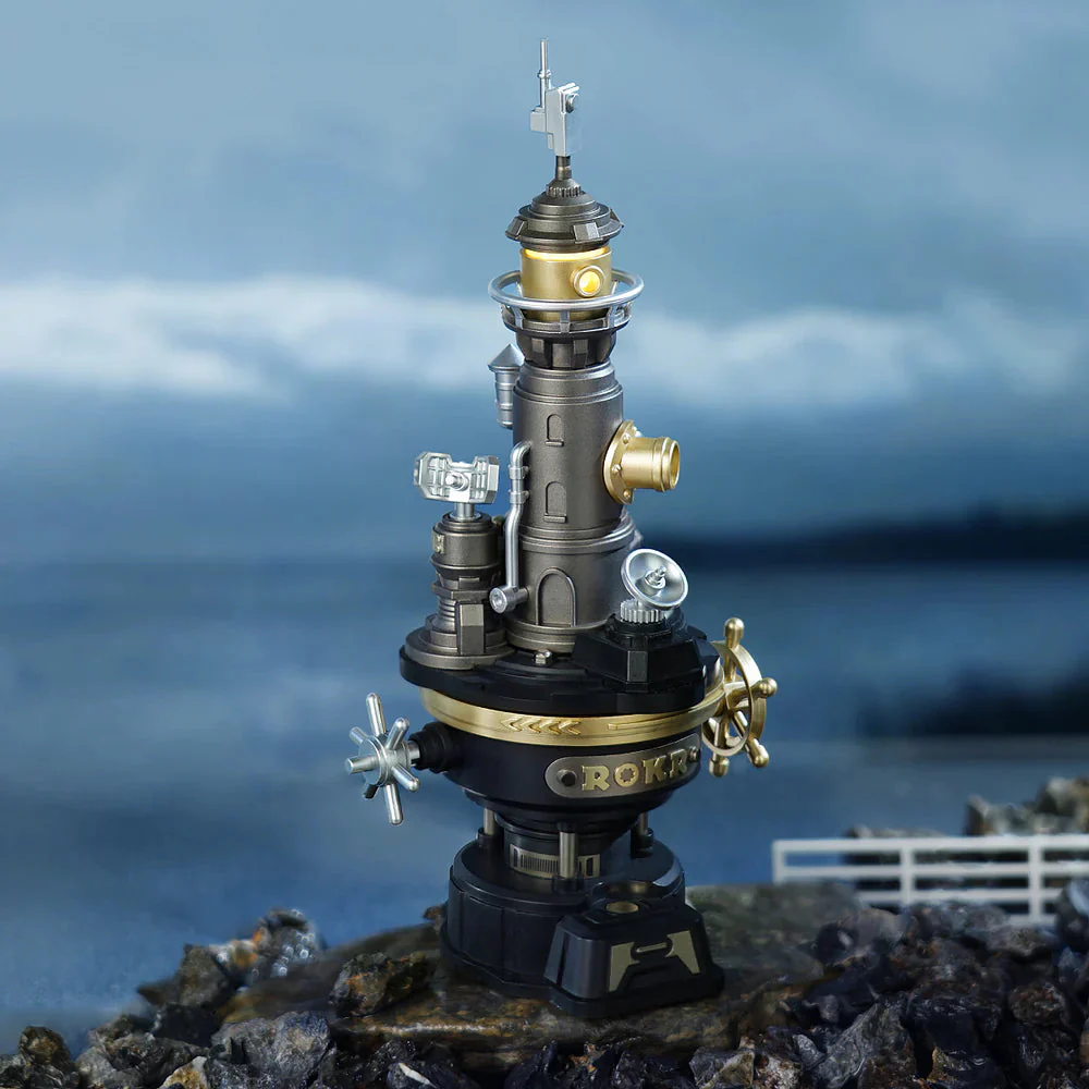Robotime Industrial City Navi Lighthouse - Image 5