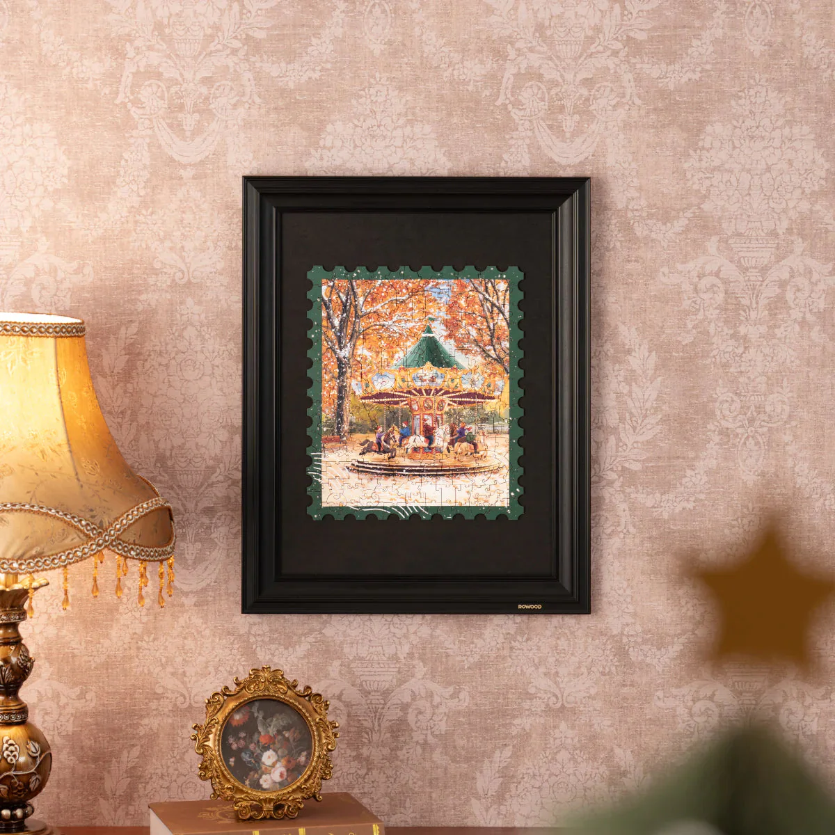 Robotime Paradise Golden Autumn Carousel Puzzle - Image 2