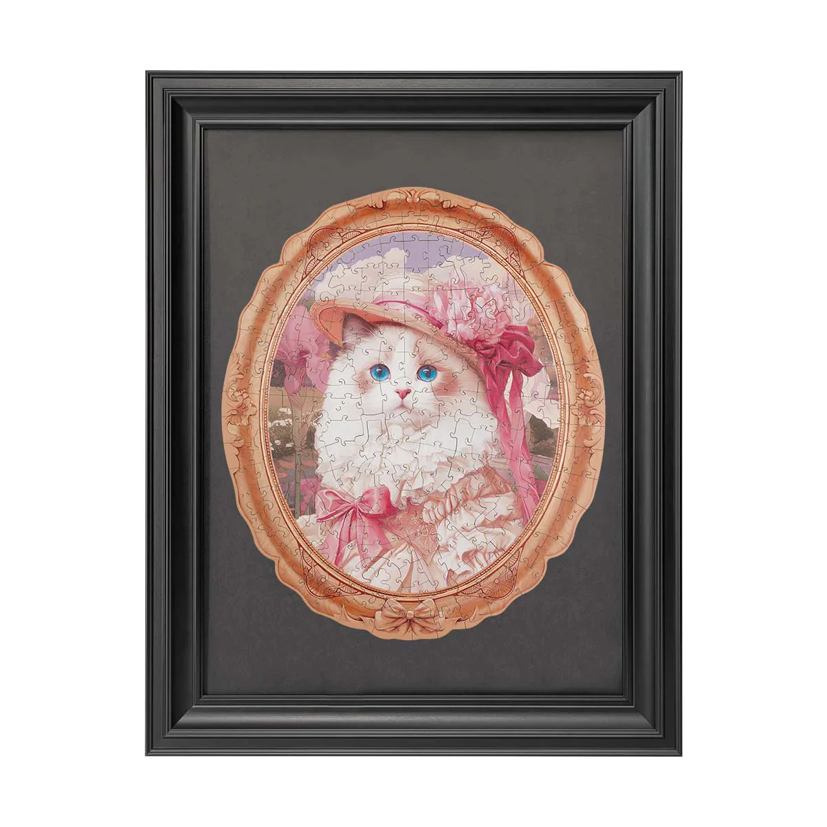 Robotime Paradise Springtime Kitty Portrait Puzzle - Image 5