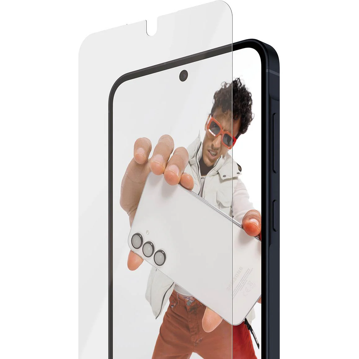 SAFE by PanzerGlass Ultra Wide Fit Screen Protector for Galaxy A57 - Image 2