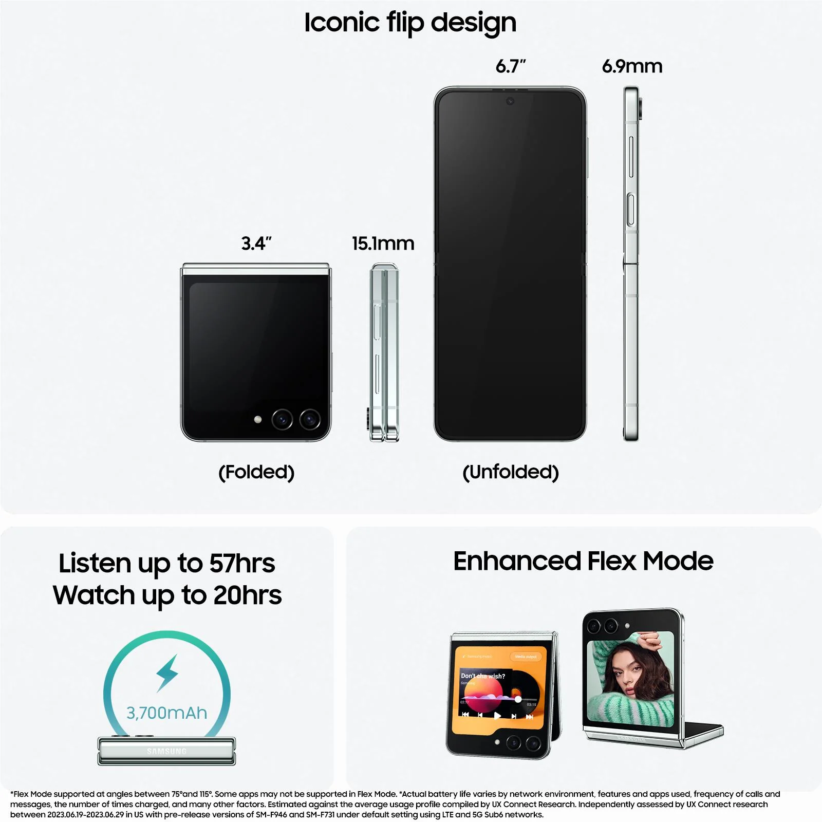 Samsung Galaxy Z Flip5 5G 512GB (Graphite) - Image 4
