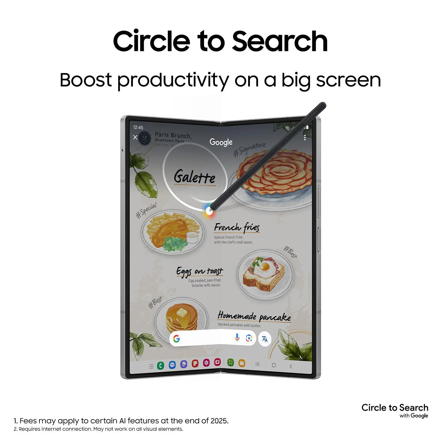 Samsung Galaxy Z Fold6 5G 256GB (Silver Shadow) - Image 4