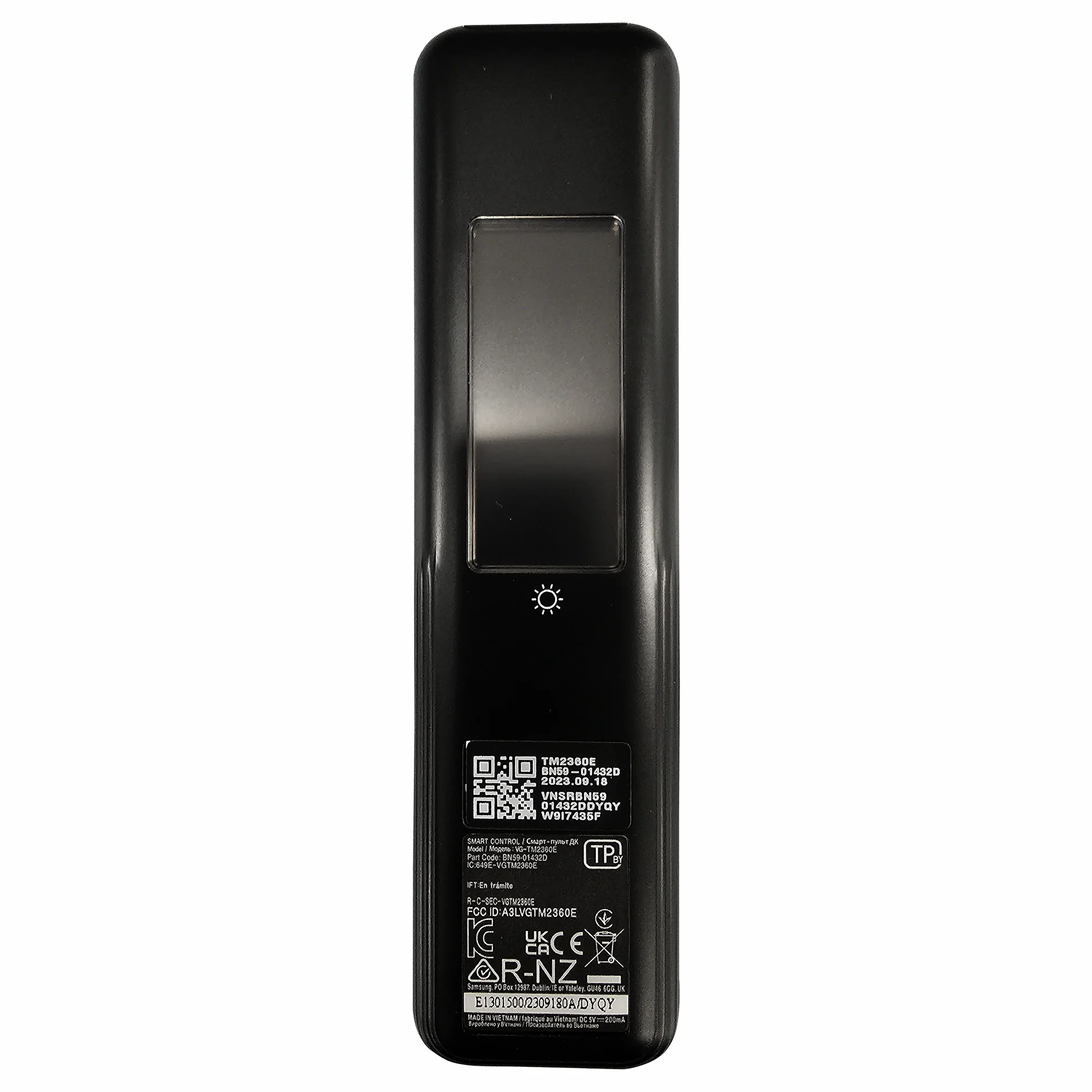 Samsung Smart Replacement TV Remote with Solar Cell (BN59-01432D) - Image 5