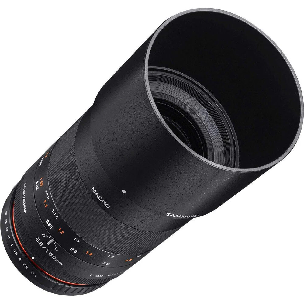 Samyang 100mm F2.8 Macro UMC II Lens For Sony FE Full Frame (Black) - Image 2