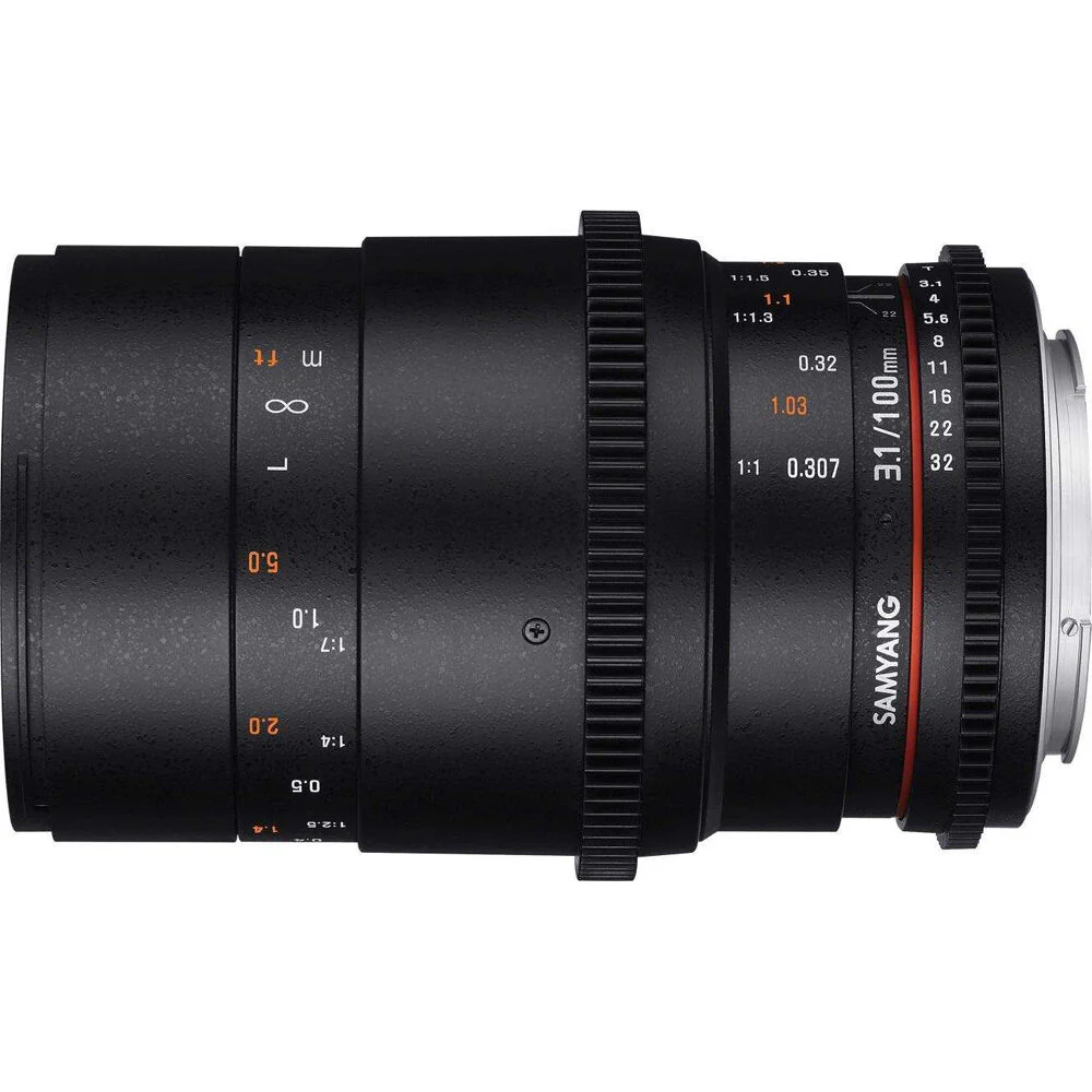 Samyang 100mm T3.1 Macro VDSLR UMC II Sony FE Full Frame (Black) - Image 2