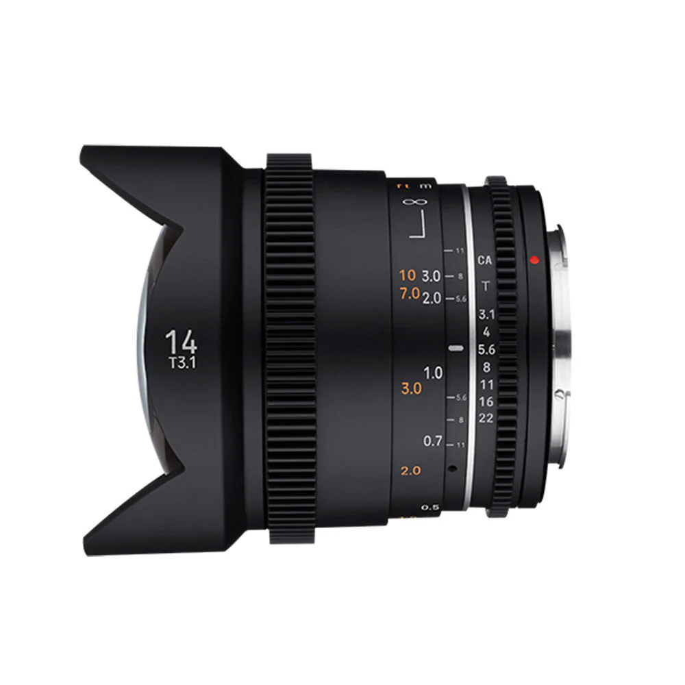 Samyang 14mm T3.1 MK2 VDSLR Lens For Canon EF Full Frame (Black) - Image 2