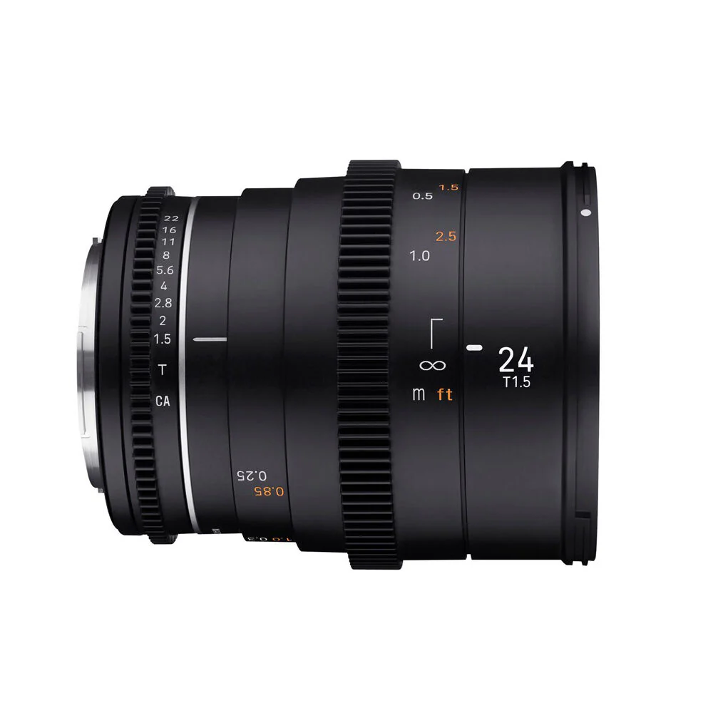 Samyang 24mm T1.5 MK2 VDSLR Lens For Canon RF Full Frame (Black) - Image 5