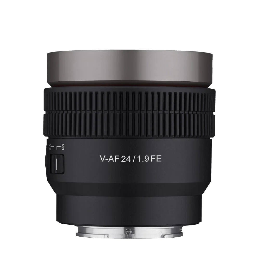 Samyang 24mm T1.9 V-AF Camera Lens for Sony FE Full Frame (Black)