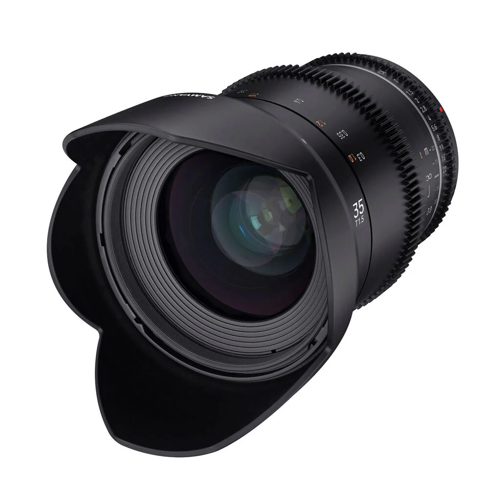 Samyang 35mm T1.5 MK2 VDSLR Lens For Canon RF Full Frame (Black)