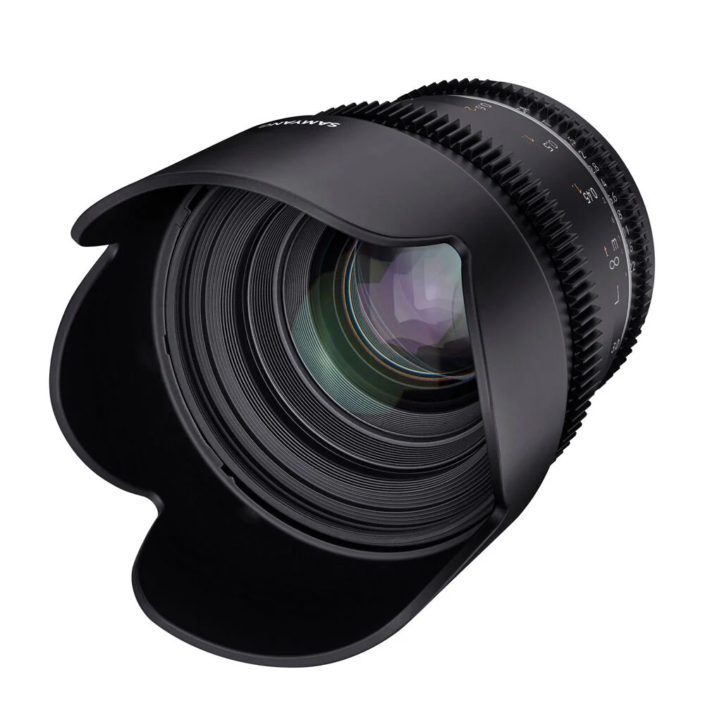 Samyang 50mm T1.5 MK2 VDSLR Lens For Canon EF Full Frame (Black)