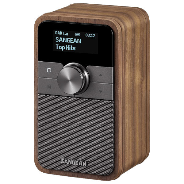 Sangean DDR-8 DAB/FM/BT Wooden Cabinet Radio - Vintage Walnut - Image 2