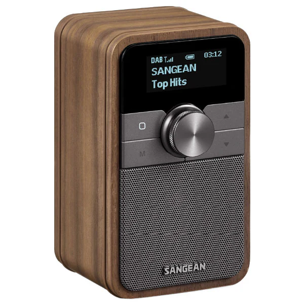 Sangean DDR-8 DAB/FM/BT Wooden Cabinet Radio - Vintage Walnut - Image 4