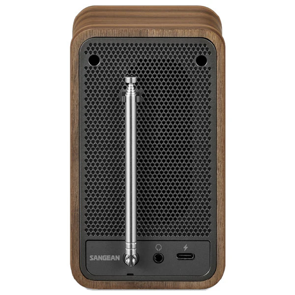 Sangean DDR-8 DAB/FM/BT Wooden Cabinet Radio - Vintage Walnut - Image 5