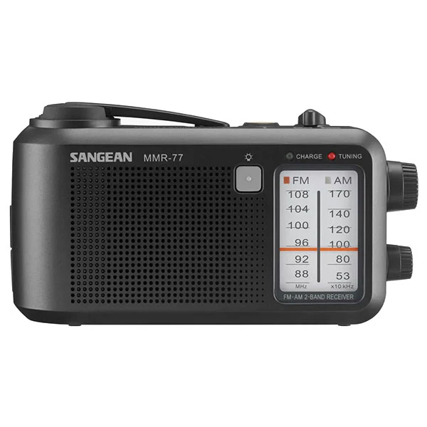Sangean MMR-77 AM/FM Multi Powered Radio - Black