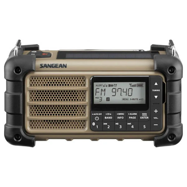 Sangean MMR-99 FM/AM Portable Radio (Desert Tan) - Image 2