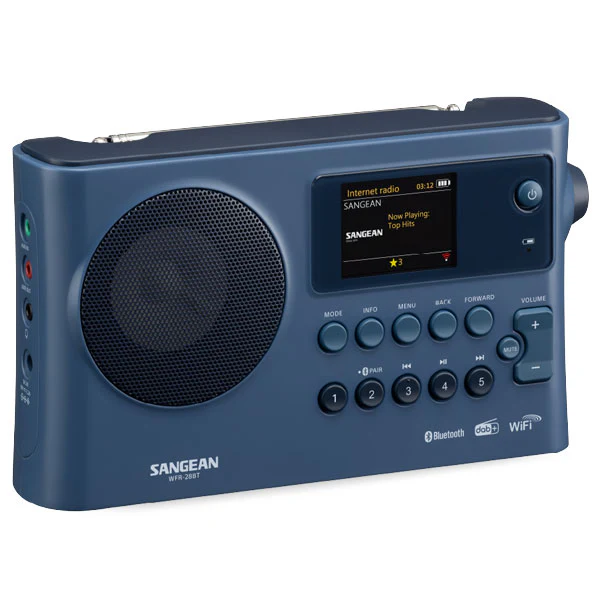 Sangean WFR-28BT DAB+ FM BT Portable Radio - Dark Blue - Limited Edition - Image 3