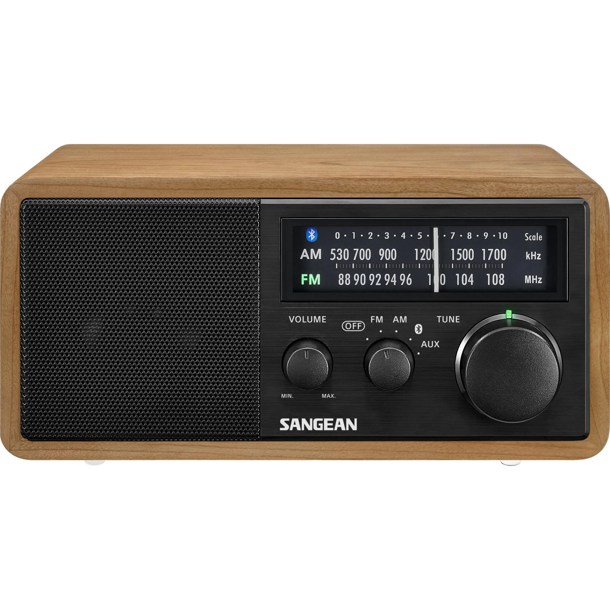Sangean WR-11BT+ AM/FM Wooden Cabinet Radio with Bluetooth