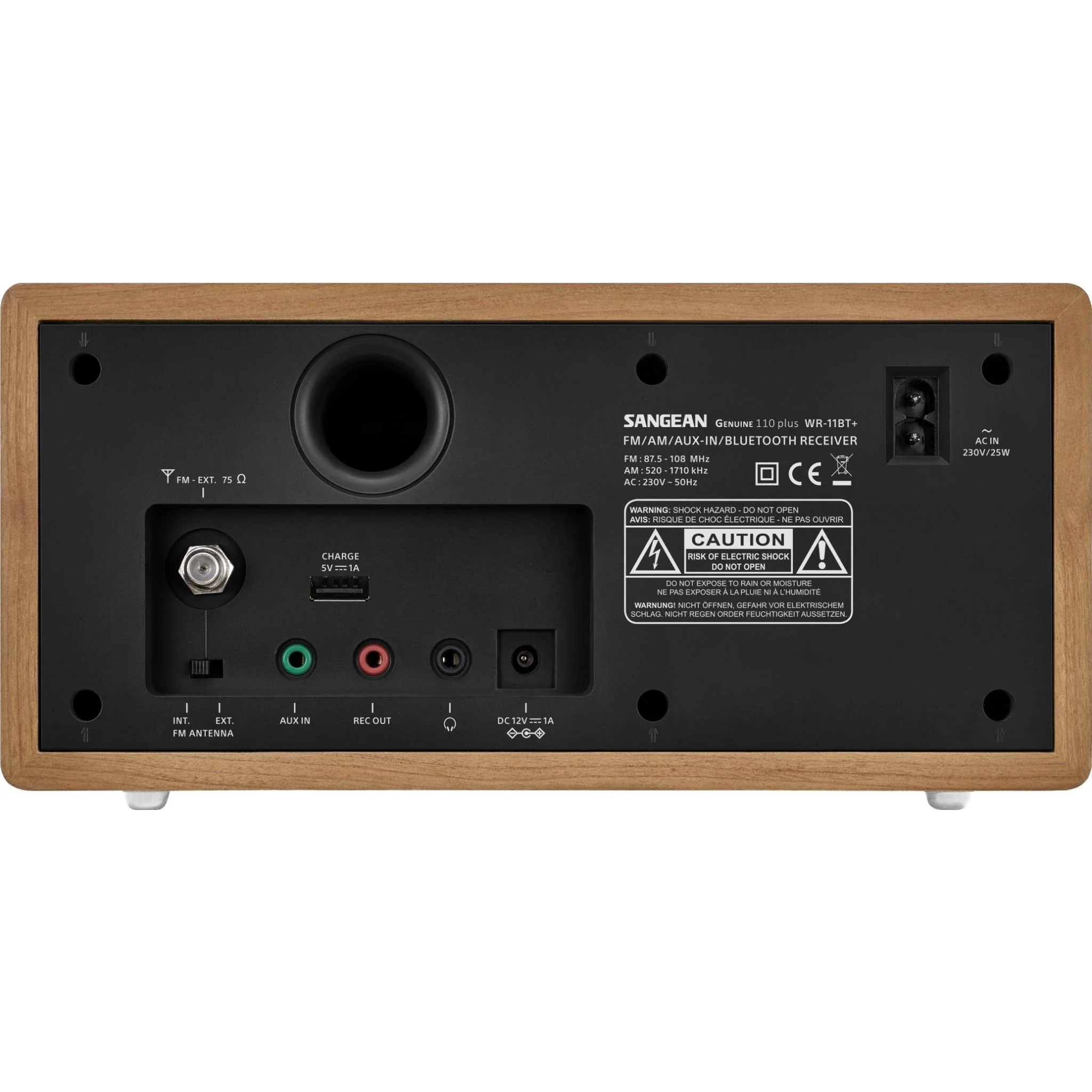 Sangean WR-11BT+ AM/FM Wooden Cabinet Radio with Bluetooth - Image 4